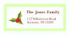 Sprig Mistletoe Christmas Address Labels 2